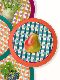 CRISP Masonite Placemats - Round Set