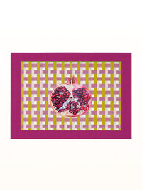 CRISP Masonite Placemat - Pomegranate