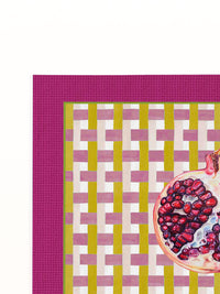 CRISP Masonite Placemat - Pomegranate