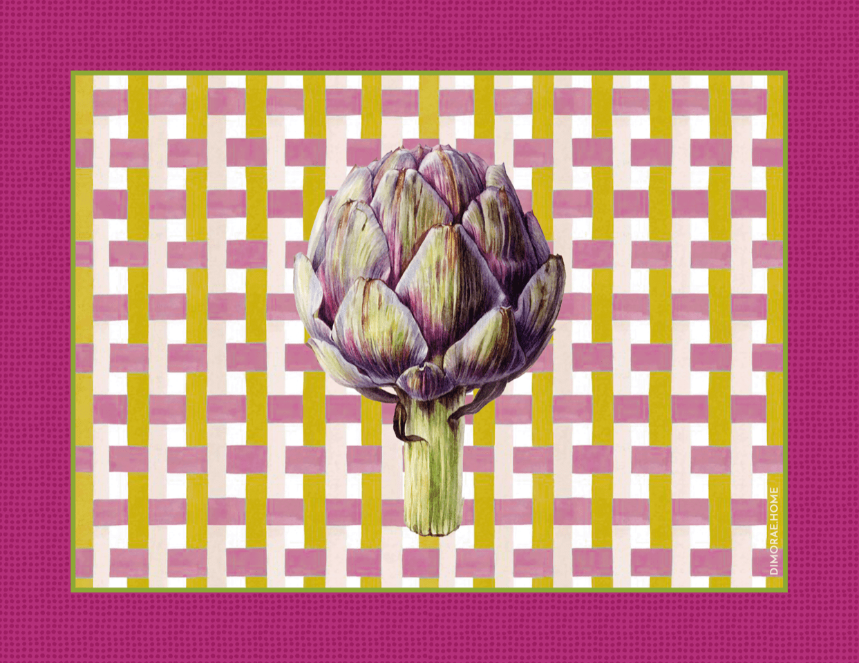 CRISP Masonite Placemat - Artichoke