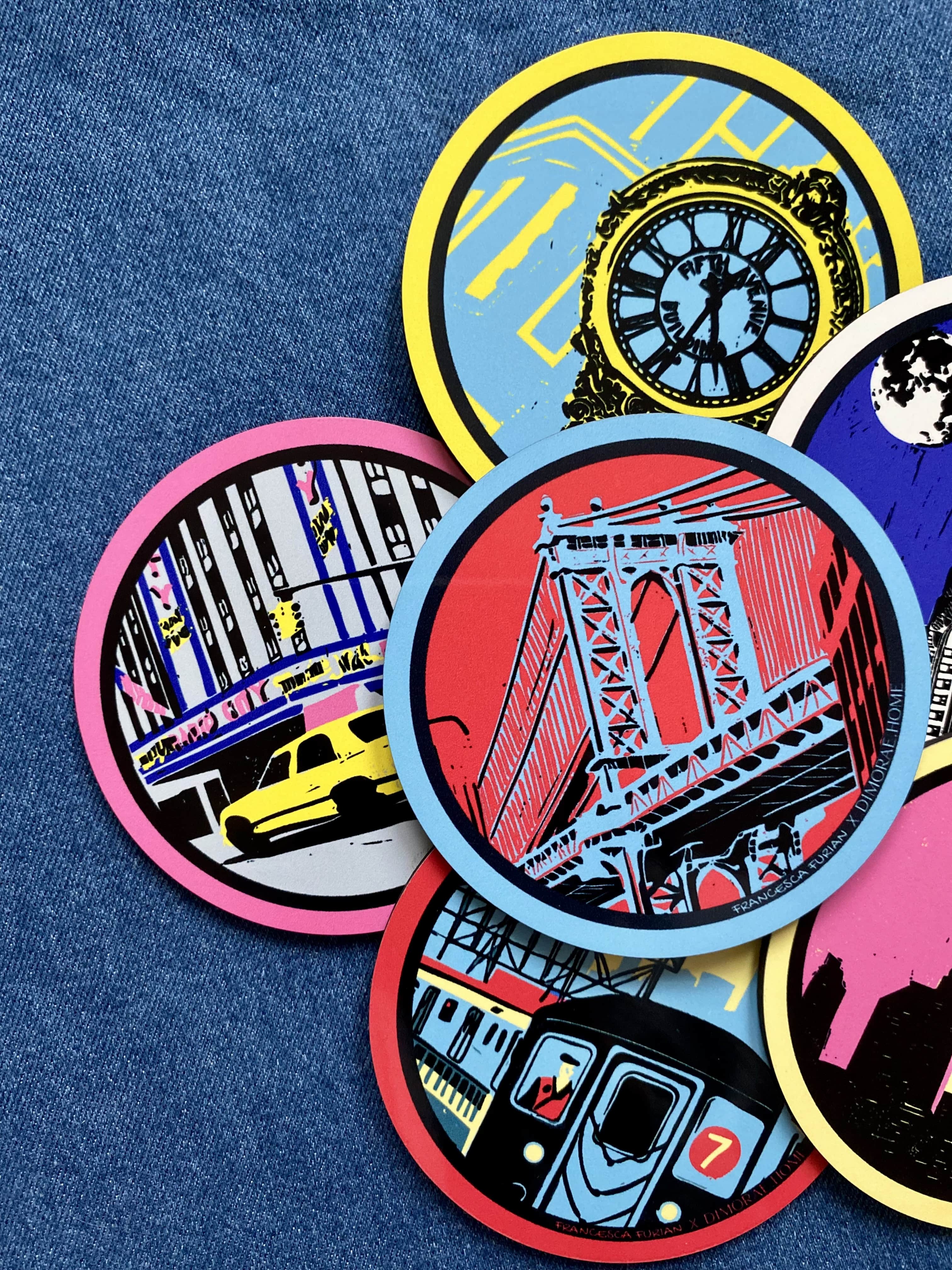 MANHATTAN Coasters - Set of 6
