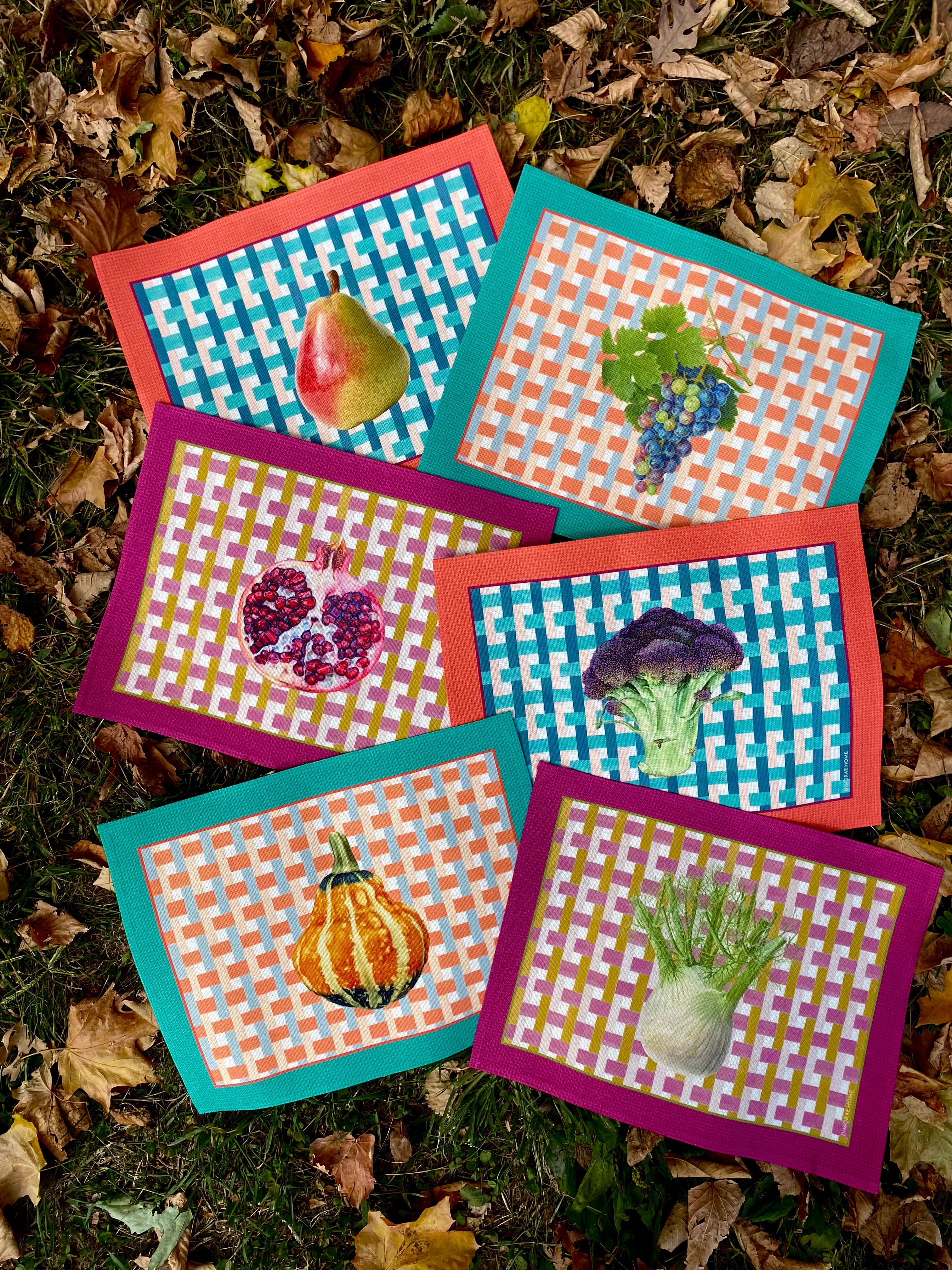 CRISP Textile Placemats - Rectangular Set