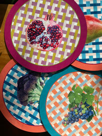 CRISP Masonite Placemat - Pomegranate