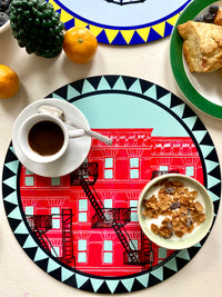 BROOKLYN Masonite Placemat - Buildings