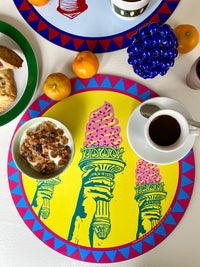 BROOKLYN Masonite Placemat - Statue of Liberty
