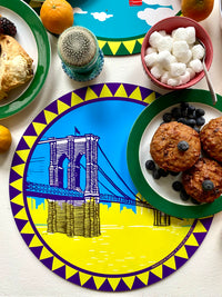 BROOKLYN Masonite Placemat - Brooklyn Bridge