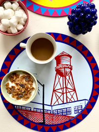 BROOKLYN Masonite Placemat - Water Tank