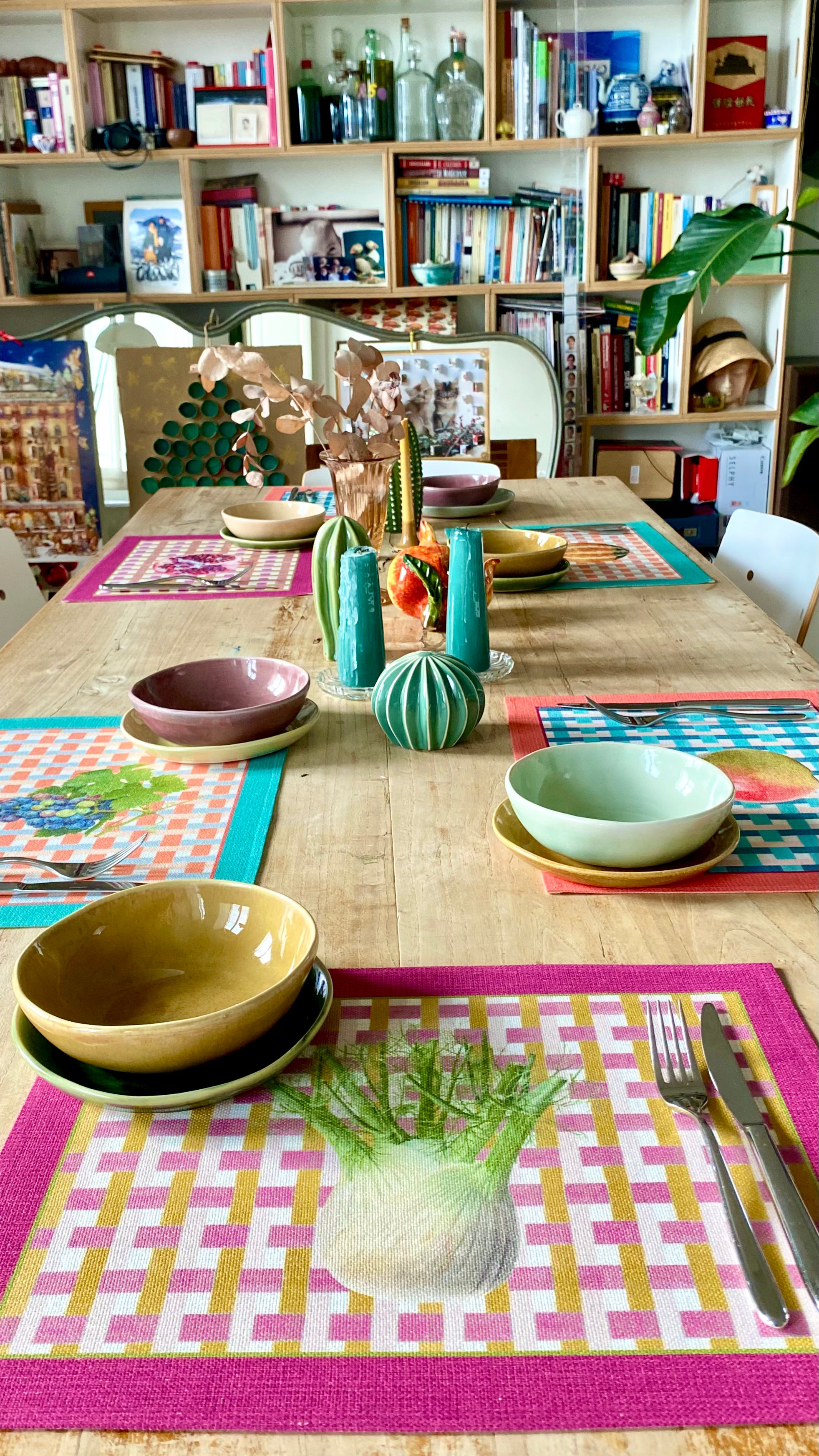 CRISP Textile Placemats - Rectangular Set of 9