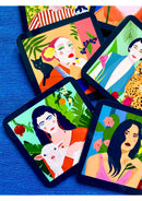 LADIES Sottobicchieri - Set da 6