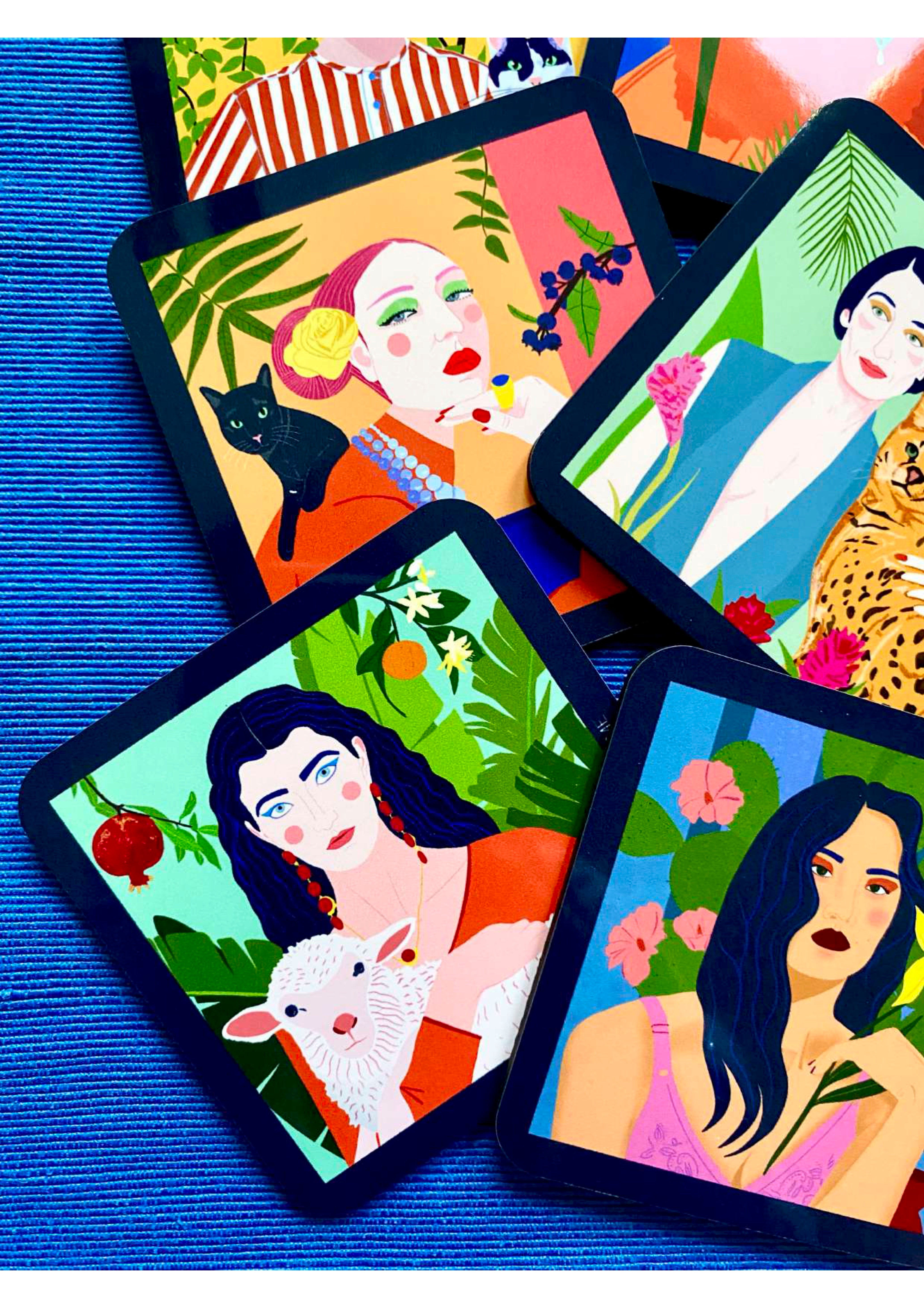 LADIES Sottobicchieri - Set da 6