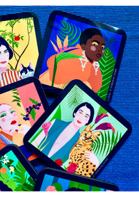 LADIES Sottobicchieri - Set da 6