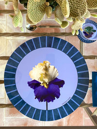 PAPER BLOOM Masonite Placemat - Purple Iris