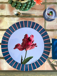 PAPER BLOOM Masonite Placemat - Pink Tulip