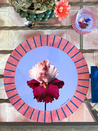 PAPER BLOOM Masonite Placemat - Pink Iris