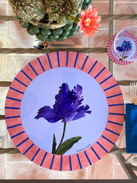 PAPER BLOOM Masonite Placemat - Purple Tulip