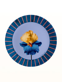 PAPER BLOOM Masonite Placemat - Blue Iris