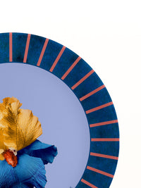 PAPER BLOOM Masonite Placemat - Blue Iris