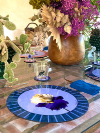 PAPER BLOOM Masonite Placemat - Purple Tulip