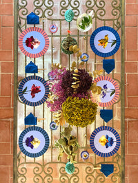 PAPER BLOOM Masonite Placemat - Purple Tulip