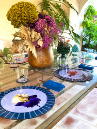 PAPER BLOOM Masonite Placemat - Yellow Tulip