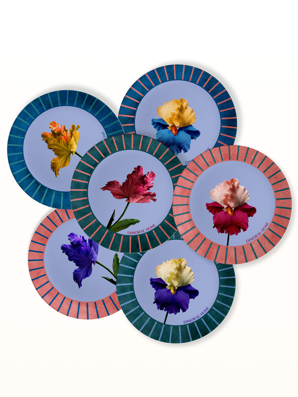 PAPER BLOOM Masonite Placemats - Round Set