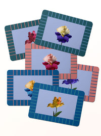 PAPER BLOOM Masonite Placemats - Rectangular Set