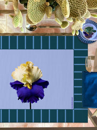 PAPER BLOOM Textile Placemats - Rectangular Set