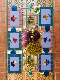 PAPER BLOOM Textile Placemats - Rectangular Set