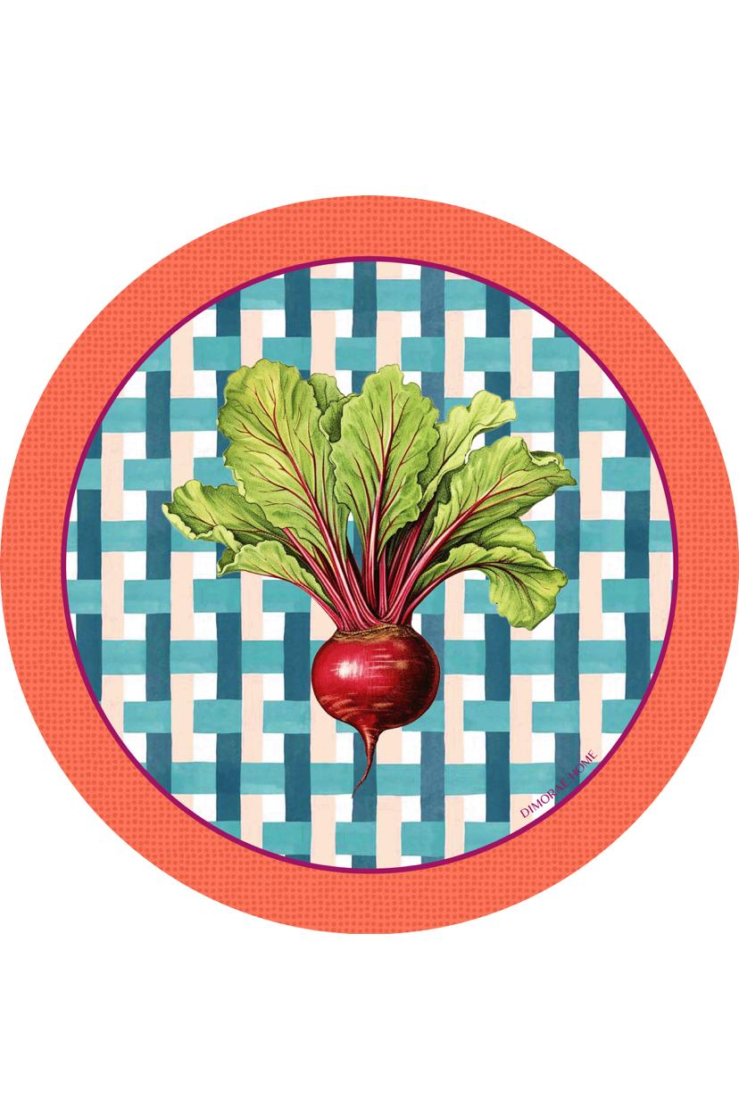 CRISP Masonite Placemat - Beet