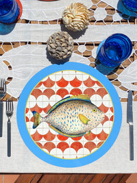 SEA Masonite Placemat - Fish