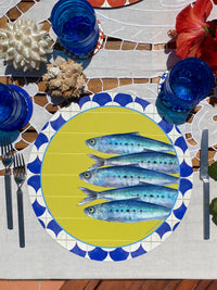SEA Masonite Placemat - Sardines