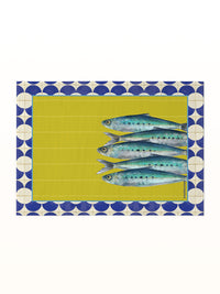SEA Masonite Placemat - Sardines