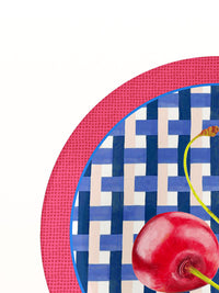 SUMMER Masonite Placemat - Cherries