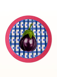 SUMMER Masonite Placemat - Eggplant