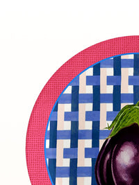 SUMMER Masonite Placemat - Eggplant