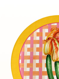 SUMMER Masonite Placemat - Zucchini