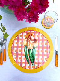 SUMMER Masonite Placemat - Zucchini
