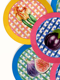 SUMMER Masonite Placemats - Round Set
