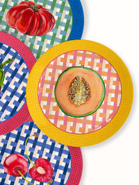 SUMMER Masonite Placemats - Round Set
