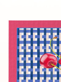 SUMMER Masonite Placemat - Cherries