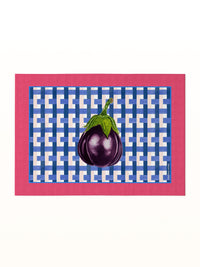 SUMMER Masonite Placemat - Eggplant